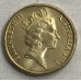 AUSTRALIA 1988 . ONE 1 DOLLAR COIN . FIRST FLEET BI - CENTENARY